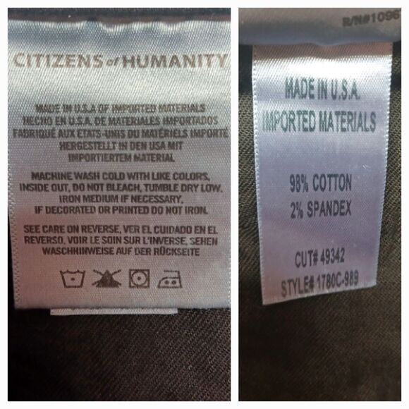 Citizens of Humanity Marion Bootcut Stretch Dark Blue Jeans Women's Size 28 - Picture 8 of 8